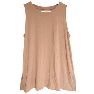 J Jill Wearever Collection Large Pink Tunic Sleeveless Tank Top Shirt